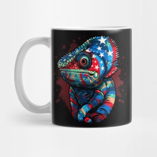 Patriotic Chameleon Mug